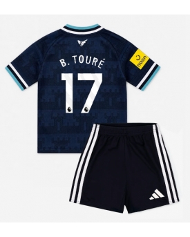 Newcastle United Bazoumana Toure #17 Maglia Gara Trasferta Repliche 2026-27 Bambino Maniche Corte Newcastle United Bazoumana Toure #17 Maglia Gara Trasferta Repliche 2026-27 Bambino Maniche Corte